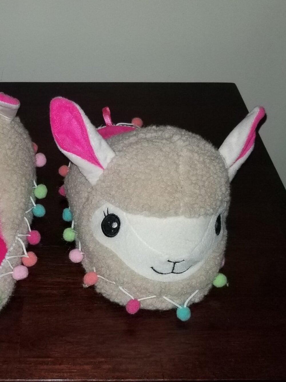 Llama Plush Slippers